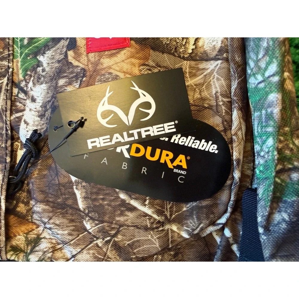 Supreme Duffle Bag Mens OS Realtree Camo NWT Cordura Box Logo Travel Gym Bag